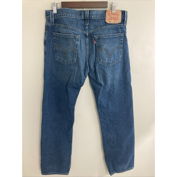Levi’s 514 slim straight blue jeans excellent condition Size 33x32 Vintage - Picture 2 of 9
